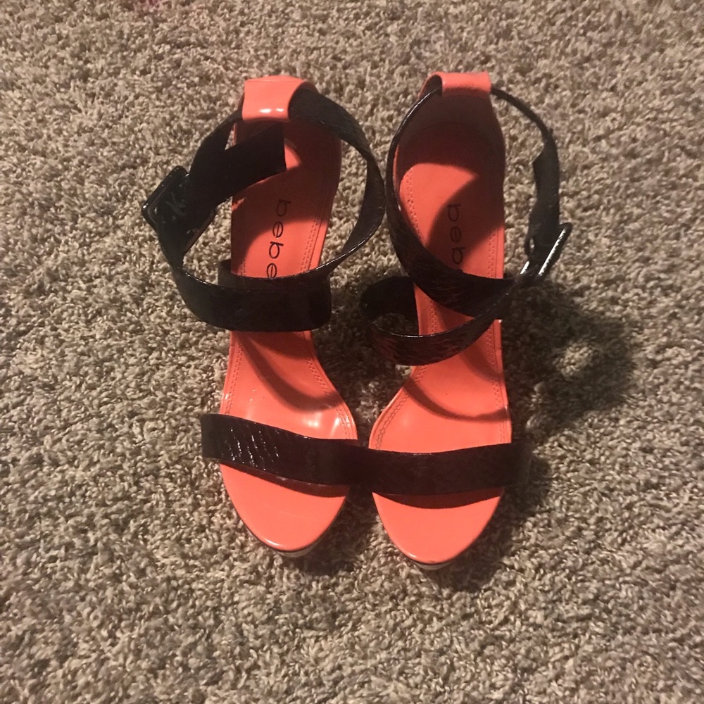 Bebe Multi Color Stillettos